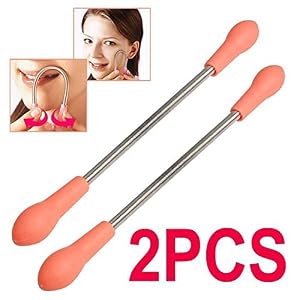 tinkertonk 2Pcs Facial Hair Epilator Remover Spring Threading Beauty Tool kit - Image 3