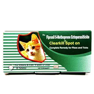 Clearkill 0.50ml Spot on for Kittens and Cats 8 Weeks or Older. Anti tick & flea.