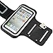 Produktbild Sport Armband für Samsung Galaxy S5 | S6 | S7 | S8 | A5 | A5 2016 | A5 2017 | Tasche schwarz Armtasche Schutzhülle Etui Case Hülle Handytasche für Sport Jogging und Fitness studio