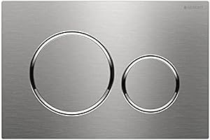 Geberit 115.882.SN.1 Placa di Comando Sigma 20 per Risciacquo a Due Quantità