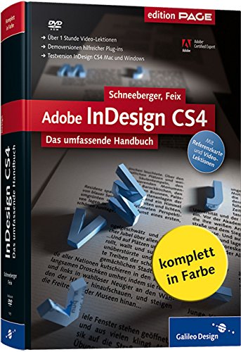 Preisvergleich Produktbild Adobe InDesign CS4: Das umfassende Handbuch (Galileo Design)