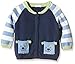 United Colors of Benetton Baby-Boys Zip THRU Bear Knitted Cardigan, Blue (Navy), 9 to 12 months (Manufacturer Size: 74 cms)