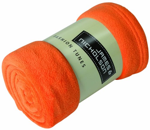 James & Nicholson Fleece Blanket Microfibre - Orange, 160x120 cm James & Nicholson Fleece Blanket Microfibre - Orange, 160x120 cm