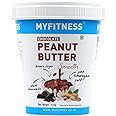 MYFITNESS Peanut Butter Chocolate Flavour, Smooth 510g | 22g Protein | Tasty & Healthy Nut Butter Spread | Vegan | Cholesterol Free & Gluten Free | Zero Trans Fat | Creamy Peanut Butter