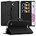 Produktbild Cadorabo Hülle für LG X Power 2 - Hülle in Phantom SCHWARZ – Handyhülle mit Kartenfach und Standfunktion - Case Cover Schutzhülle Etui Tasche Book Klapp Style