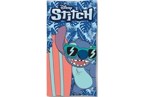 arlis Serviette de Bain Stitch en Coton (Serviette de Plage Stitch)