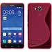 Produktbild PhoneNatic Case für Huawei Honor 3X G750 Hülle Silikon pink S-Style + 2 Schutzfolien