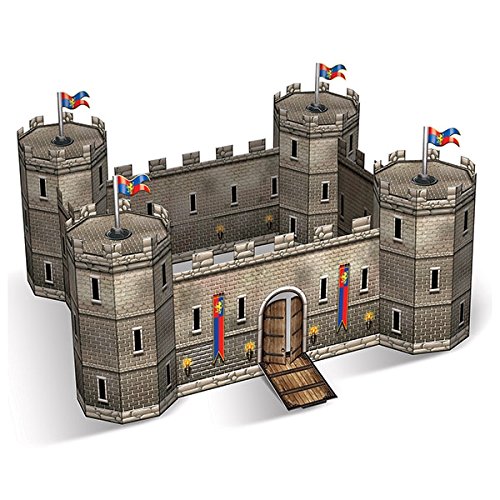 Preisvergleich Produktbild Beistle 3D-Tischdeko Ritterburg 46 cm