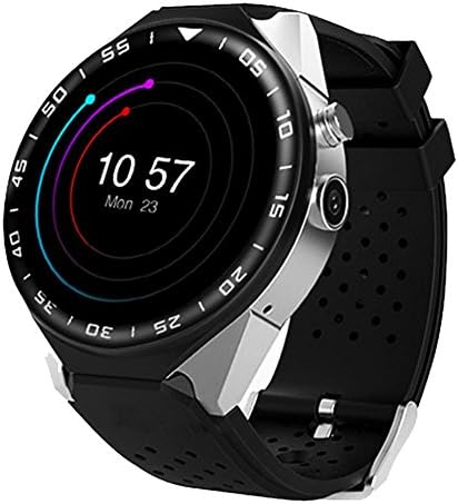 New S99C Smart Watch Android 5.1 GPS Locate Large Memory 1G + 16GB Support WiFi HD Camera Nano SIM Card for Android Wrist Watch Phone Support for iOS 8.0 and Android 4.4 , Silver1