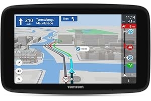 Tomtom Navigationsgerät GO Discover (5 Zoll, Stauvermeidung Dank Tomtom Traffic, Karten-Updates Welt, schnelle Updates via WiFi, Verfügbarkeit von Parkplätzen, Kraftstoffpreise)