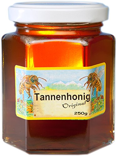 Deutscher Tannenhonig - 250g Tannen Honig flüssig - Bienenhonig in bester Qualität
