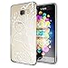Price comparison product image NALIA Case compatible with Samsung Galaxy A3 2016, Ultra-Thin Pattern Silicone Back Cover Soft Protector, Crystal Clear Gel Shockproof Bumper, Slim-Fit Protective Skin, Designs:Artificial Flowers