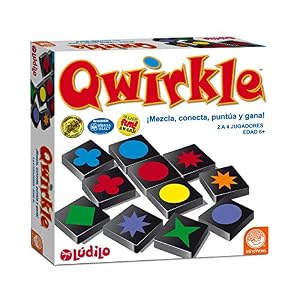 Ludilo – Qwirkle | Juegos De Mesa Niños 6 Años O Más | Juegos Educativos 6 Años O Más | Juego De Mesa De 2 A 4 Jugadores | Regalos para Niños Y Adultos