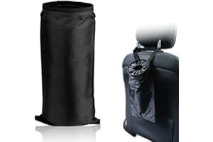HYRKOTW Auto Veicolo Sedile Posteriore Poggiatesta Litter Trash Bag, Universale Pieghevole Auto Cestino Cestino di Carta Appeso Scatola di Immagazzinaggio di Viaggio Borsa