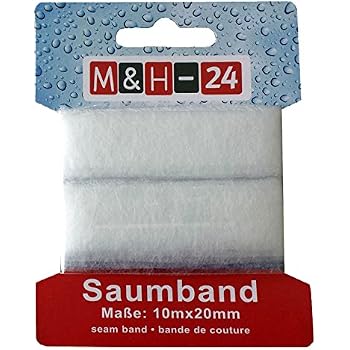 M H 24 10m Bugelband Saumband Fur Textilien Hosen Gardinen