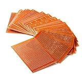 placa circuito impreso amazon De calidad alta 20pcs Soldadura Terminado PCB Prototipo Para Placas Circuito DIY 5x7cm EL PAN