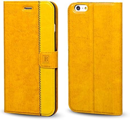 iPhone 6s Plus Leather Case, AiBOUSA® Premium Leather Wallet Case with [Kickstand] [Card Slots] [Magnetic Closure] Flip Cover Case for iphone 6/6s Plus 5.5