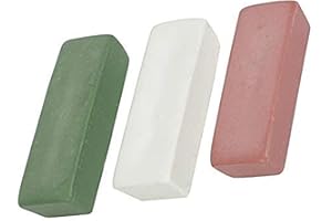 FYHJNC Buffing Polishing Cutting Compounds Kit 35g each - Green Fine/White Medium/Purple Coarse - 3 Pack