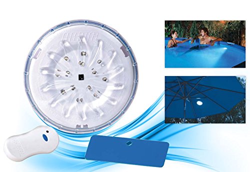 Steinbach Poolbeleuchtung LED Poolbeleuchtung mit Fernbedienung, Transparent, ca. Ø 15 cm
