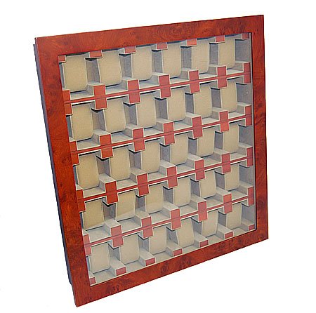 Uhrenvitrine Wandvitrine fr 30 Uhren light burl 2102 Uhrenvitrine Wandvitrine fr 30 Uhren light burl 2102