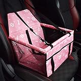 Con protector de cinturón de seguridad: para evitar que el perro esté demasiado emocionado, caos en el coche, afectando al propietario para conducir, aumentar la seguridad.