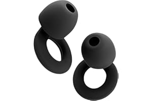 UHELTOSLY Ear Plugs for Sleep,Silicone Ear Plugs for Sleep Noise Cancelling Noise Reusable,Ear Plugs for Deep Sleeping,Travel,Concert,Study,Work,Super Soft Comfortable Earplugs for Sleeping XS/S/M/L (black)