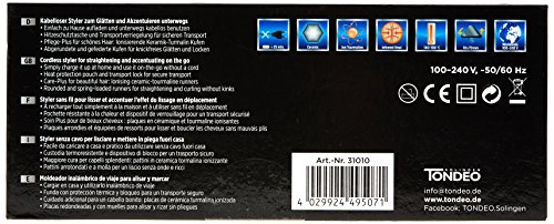 Tondeo Cerion 2 Go Akku-Glätteisen - 4