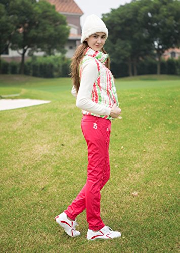 SVG-Womens-High-Neck-Polka-Dotted-Golf-Down-Vest-Casual-Sport-Winter-Gilet