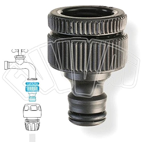 Preisvergleich Produktbild GF 03054 Hahnanschlussstück, doppelt, Schwarz