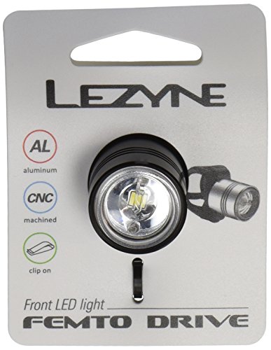 Lezyne 1-LED-1-V104 Luz Led Delantera, Negro, M