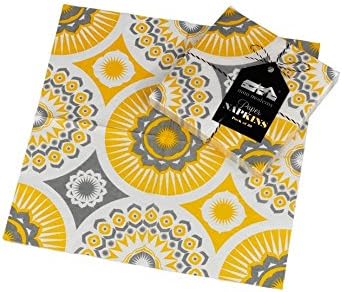 Mini Moderns Napkins - Darjeeling Mustard