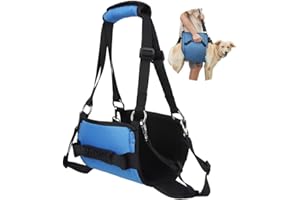 CUEMOON Dog Carry Sling, plecak ratunkowy dla zwierząt Nogi podnoszenie psa, przewoźnik dla psów dla artretyzmów, XXL