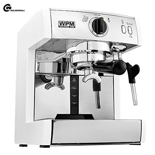 spécifications Cgoldenwall Kd-130 2 en 1 machine à café Lait mousseur à lait Pompe machine à café Espresso machine à café style italien ? boissons chaudes, cappuccino et machine à café 220 V 1350 W - blanc