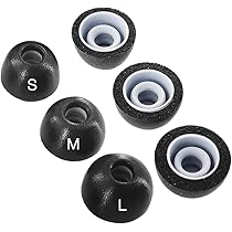 Embout Ecouteur Embouts Écouteurs TENNMAK Mousse Mémoire Forme - Compatible Soundcore X20/X10/A40 - Lot 3 Paires Embouts Isolation Sonore écouteurs