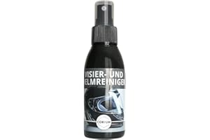 CORIUM Visier- und Helmreiniger Set, Reinigungsspray, Mikrofasertuch und Aufbewahrungsbeutel, 100ml