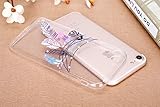 Hülle für iPhone 6/6S,Schutzhülle für iPhone 6S,iPhone 6 Weich Silikon Hülle,YingC-T Fantasy Ultra Dünn TPU Case Hülle Transparent Kristall Klar Luxus Bling Glitzer Diamant Bunte Schön Rot Blau Lila Rosa Feder Campanula Traumfänger Blumen Mädchen Frauen Muster Ultradünnen Durchsichtig Clear Crystal Kratzfeste Stoßfest Silikon Bumper Rückseite Handy Tasche Case Hülle Etui für Apple iPhone 6/6S 4.7 Zoll - 4