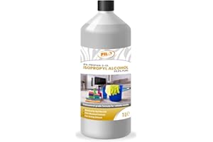 Filo Isopropyl Alcohol 99.9% IPA 1L | High-purity Rubbing Alcohol for Cleaning & Degreasing | Isopropanol Cleaning Alcohol Disinfecting Ideal for Electronics, Glass and Solvent Use