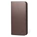 Produktbild iPhone X Hülle, Hülle aus hochwertigem Echleder für iPhone X/10(5.8 Zoll), Praktische Handy case im minimalistischen Stil mit [Magnetverschluss] [TPU-Innenschale] [Kartenfächern] [Standfunktion] Kaffe