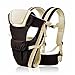 Ubesta Baby Carrier Breathable Multifunctional Adjustable Front Facing Infant Comfortable Sling Backpack-Khaki