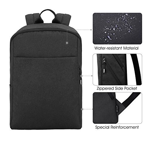 REYLEO Rucksack Herren Und Damen 15 6 Zoll Laptop Tasche Leichtgewichtiger Business Backpack Mit Viel Stauraum F  r Uni Reise Und Arbeit Wasserdicht D