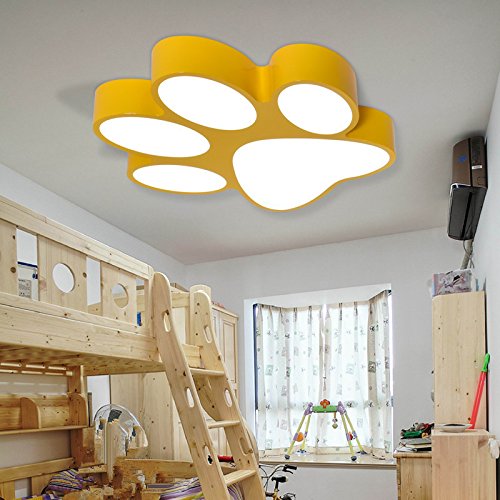Preisvergleich Produktbild Lilamins Kreative Footprint Kinder Jungen Mädchen Schlafzimmer Licht Kindergarten Lichter Pet Shop spezielle Deckenleuchte, 45 * 45 Cm