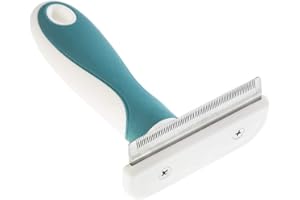 GimDog Rastrello slanatore Spazzola per Cani per eliminare Il Pelo Morto e lanoso Mis.L 13,5x16 cm