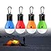 Produktbild WeyTy Camping Lampen LED, LED Campinglampe Zeltlampe Glühbirne Set, Notbeleuchtung Lichter mit Haken für Abenteuer,Angeln, Garage, Notfall, Außen- oder Innen-Batteriebetriebenes-4 Pack