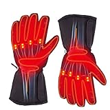 EINSATZBEREICH - Elektroheizung, Winterhandschuhe, ideal für alle Arten von Outdoor-Aktivitäten wie Rennen, Angeln, Wandern, Skifahren, Motorradfahren, Jagen, Klettern, Laufen, Rodeln usw. Genießen Sie Outdoor-Sportarten auch im harten Winter!