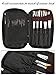 Discoball Professional Beauty Cosmetics Make Up Brushes Pouch Non-woven fabrics Black Case Brush Kit Set hand Bag for travel