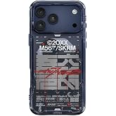 iPhone 17 Pro Max ile Uyumlu Kılıf Skinarma Mag-Şarj İle Uyum &Ouml;zellikli IML Baskılı X M56 Kapak (Mavi)