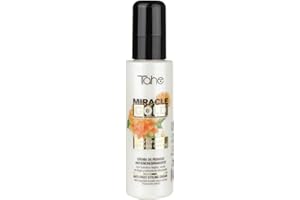 Tahe Miracle Gold Crema de peinado antiencrespamiento con Queratina, Argán y Manzanilla, 100 ml