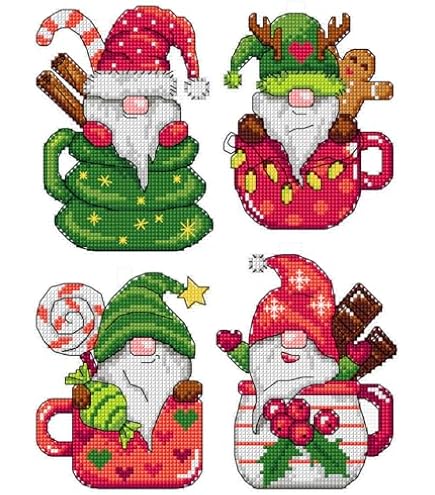 Counted Cross-Stitch Kit On Plastic Canvas With Cardinal - View #9