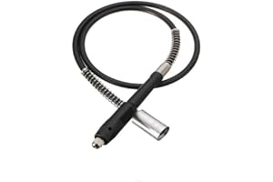 Chiloskit M19x2mm Smerigliatrice Flessibile Albero Trapano Estensione Mandrino Keyless Compatibile con Dremel Rotary Tool Accessorio