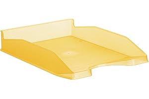 Bandeja sobremesa archivo 2000 naranja translucido 345x255x60 mm